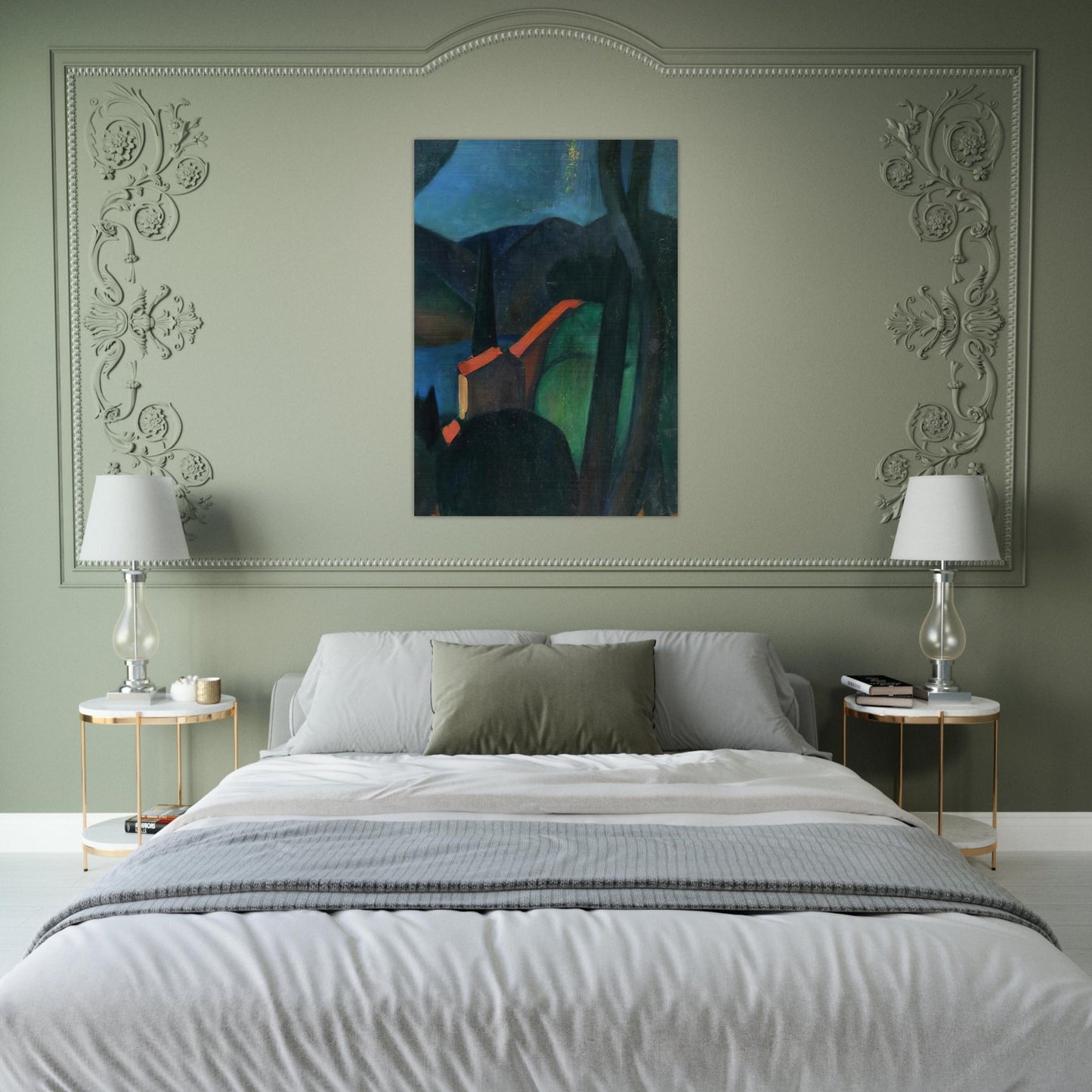 MARTIGUES LANDSCAPE 1908 - Andre Derain Brushed Aluminum Print - 70x100 cm / 28x40 inches | Andre Derain Aluminum Print | Andre Derain Prints