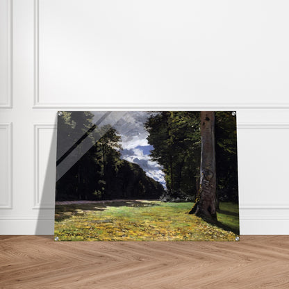 The Pave de Chailly in the Fontainbleau Forest - claude monet Acrylic Print - 70x100 cm / 28x40″ inches