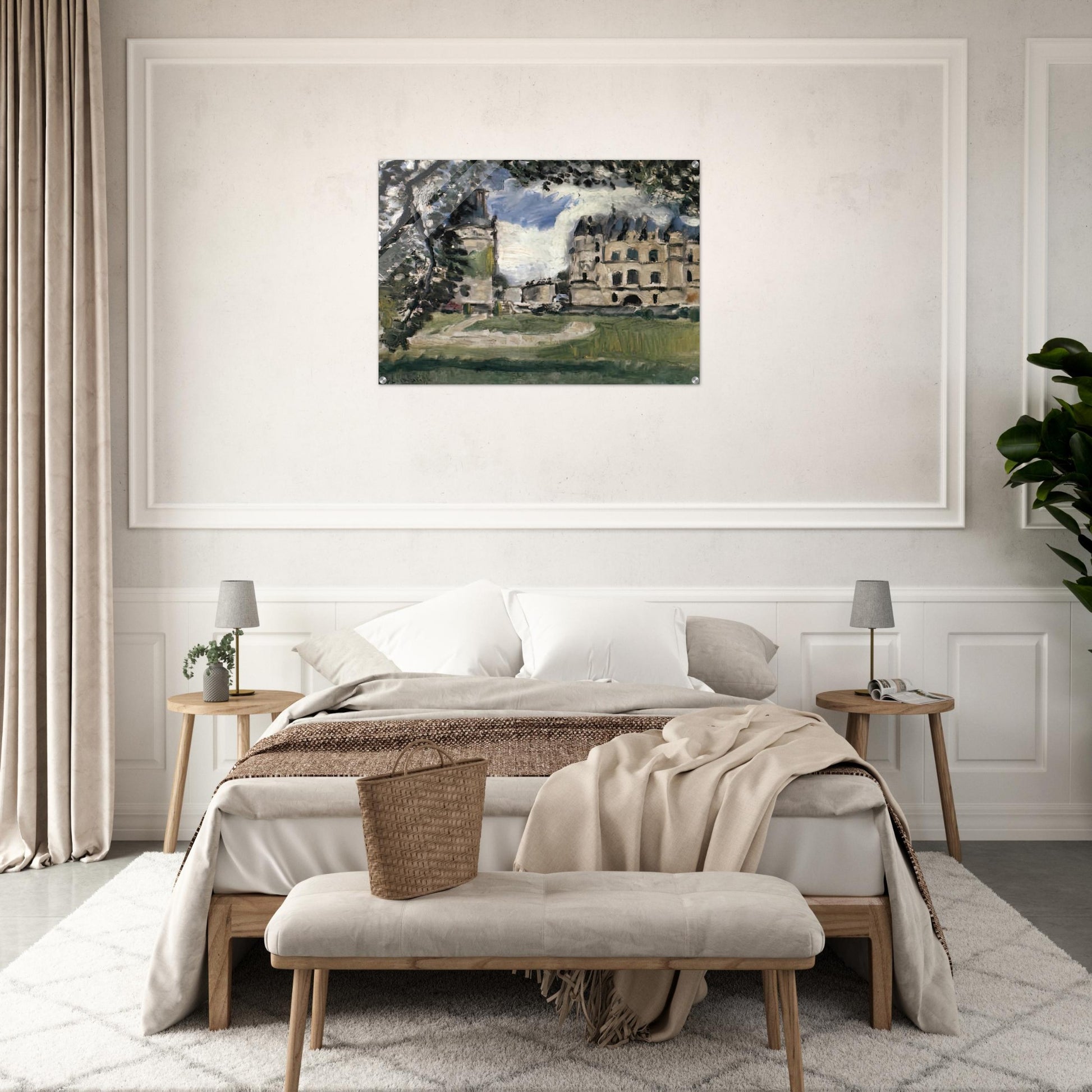 CHATEAU DE CHENONCEAUX 1917 - Henri Matisse Acrylic Print - 70x100 cm / 28x40″ inches | Henri Matisse Wall Art | Henri Matisse Prints