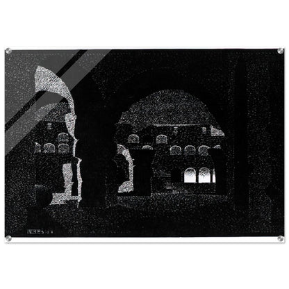 NOCTURNAL ROME COLOSSEUM - MC Escher Acrylic Print - 70x100 cm / 28x40″ inches | MC Escher Wall Art | MC Escher Prints