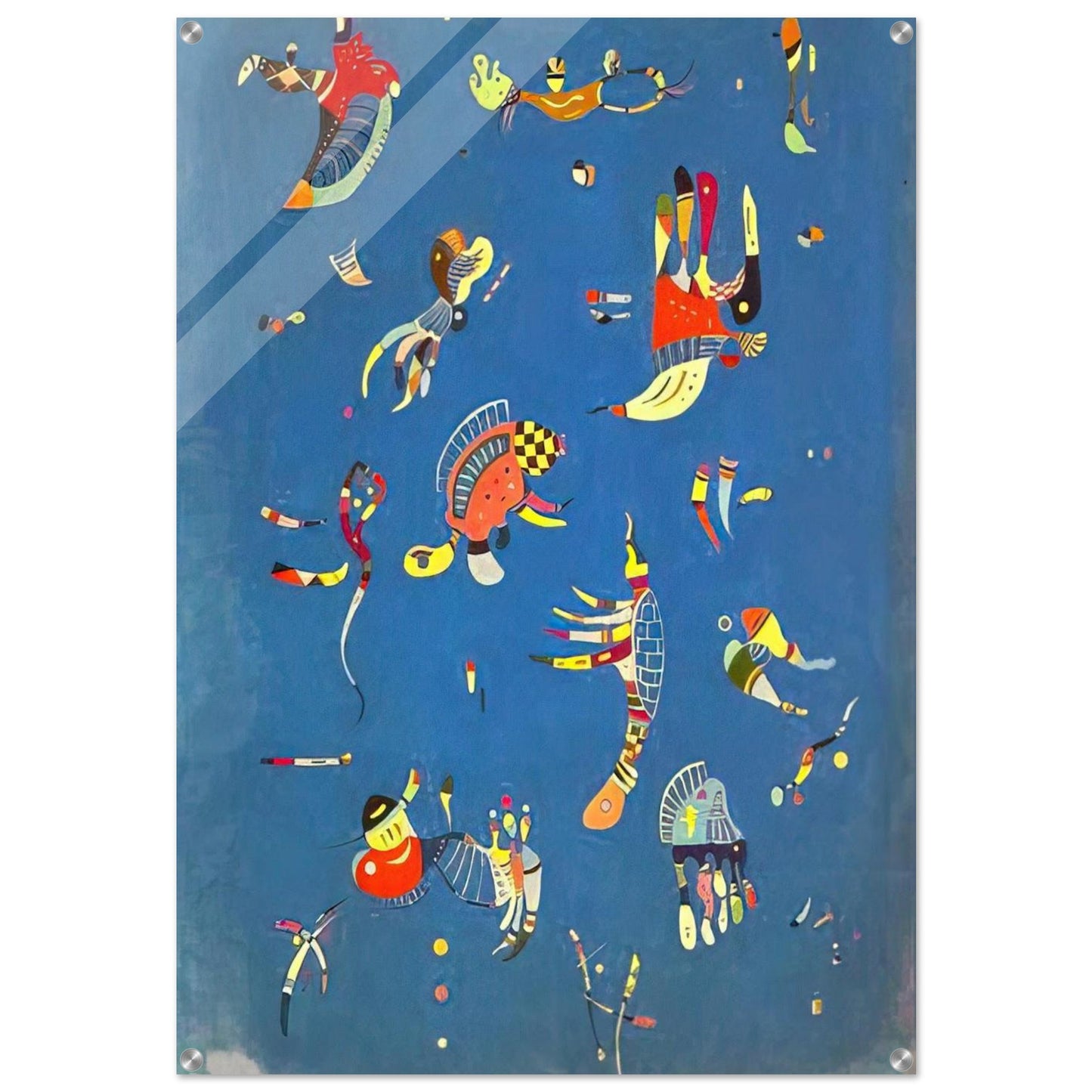 SKY BLUE 1940 - Wassily Kandinsky Acrylic Print - 70x100 cm / 28x40″ inches | Wassily Kandinsky Wall Art | Wassily Kandinsky Prints