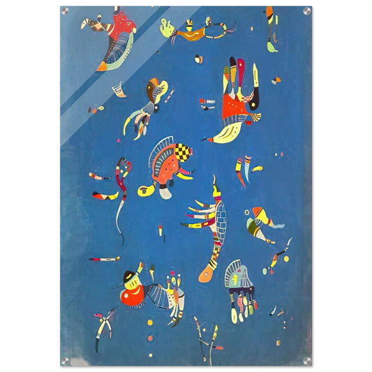 SKY BLUE 1940 - Wassily Kandinsky Acrylic Print - 70x100 cm / 28x40″ inches | Wassily Kandinsky Wall Art | Wassily Kandinsky Prints