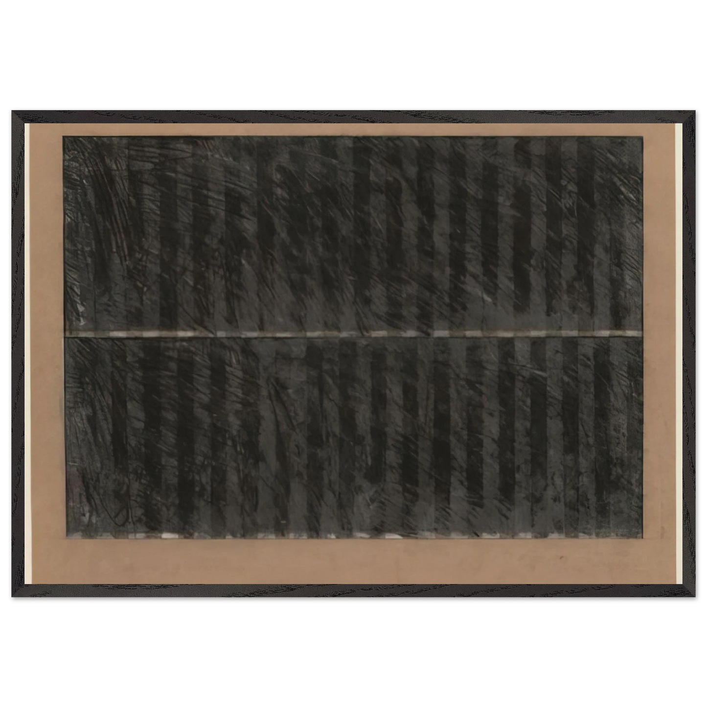 Untitled - 1965 N3 - Brice Marden Framed Art Print – Black Wooden Frame - Default Title - -Framed Art Print