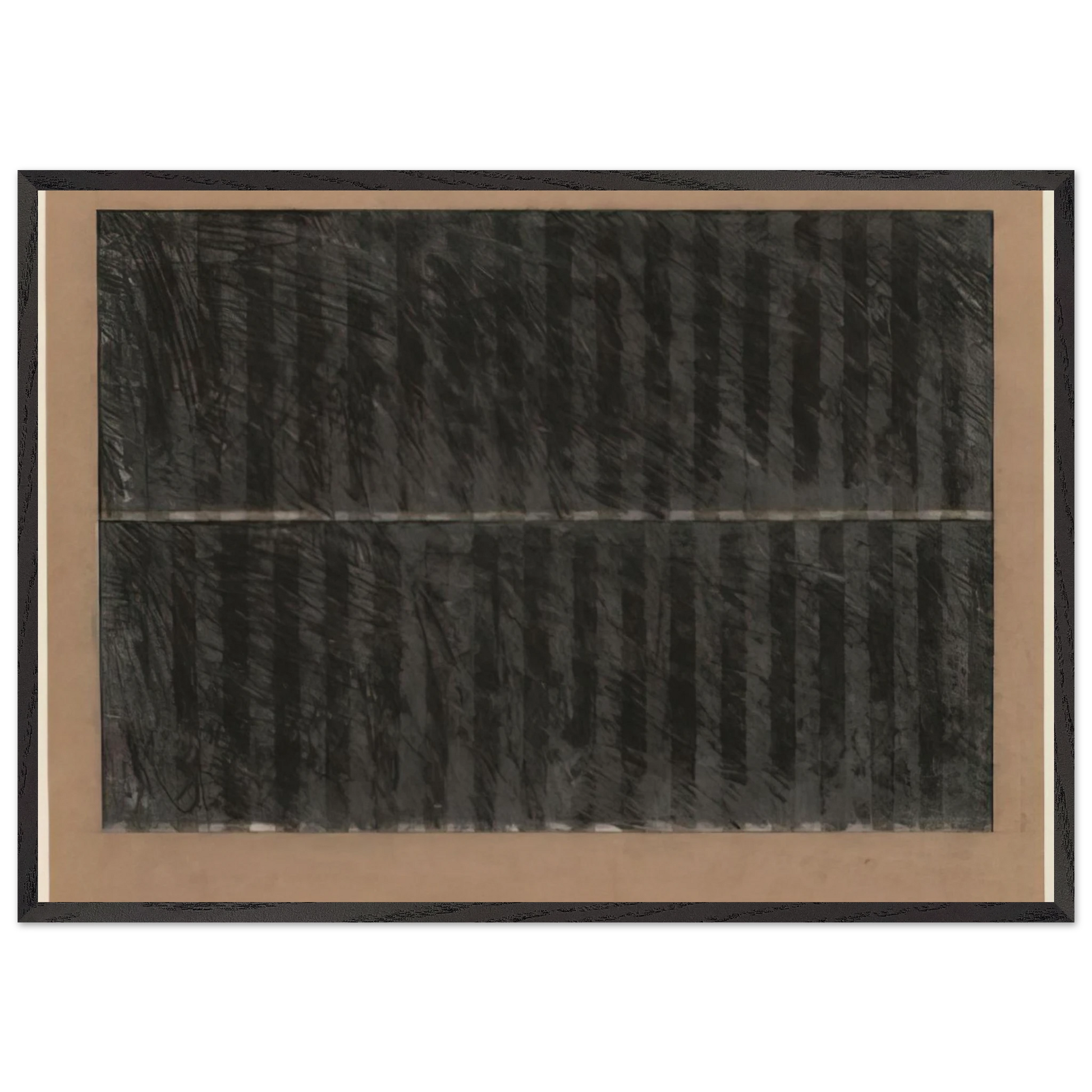 Untitled - 1965 N3 - Brice Marden Framed Art Print – Black Wooden Frame - Default Title - -Framed Art Print