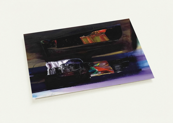 Phenomena Tibetan Clay Offering - 1990 By Paul Jenkins Pack of 10 Post Cards | Paul Jenkins Post Cards | A6 (10.5 x 14.8 cm) - 4.1 x 5.8 inches