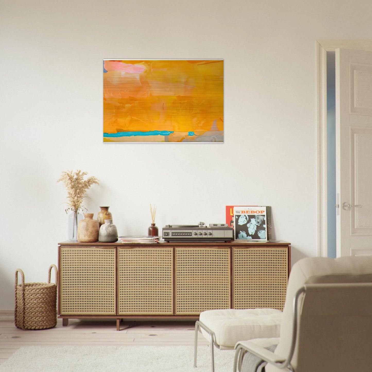 Royal Fireworks, 1975- - Helen Frankenthaler Brushed Aluminum Print - 70x100 cm / 28x40 inches | Helen Frankenthaler Aluminum Print | Helen Frankenthaler Prints