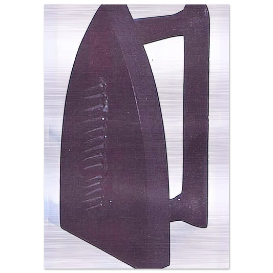 CADEAU GIFT REPLICA OF THE LOST 1921 ORIGINAL - Man Ray Brushed Aluminum Print - 70x100 cm / 28x40 inches | Man Ray Aluminum Print | Man Ray Prints