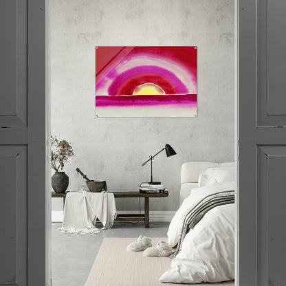 Sunrise - Georgia O'Keeffe Acrylic Print - 70x100 cm / 28x40″ inches | Georgia O'Keeffe Wall Art | Georgia O'Keeffe Prints