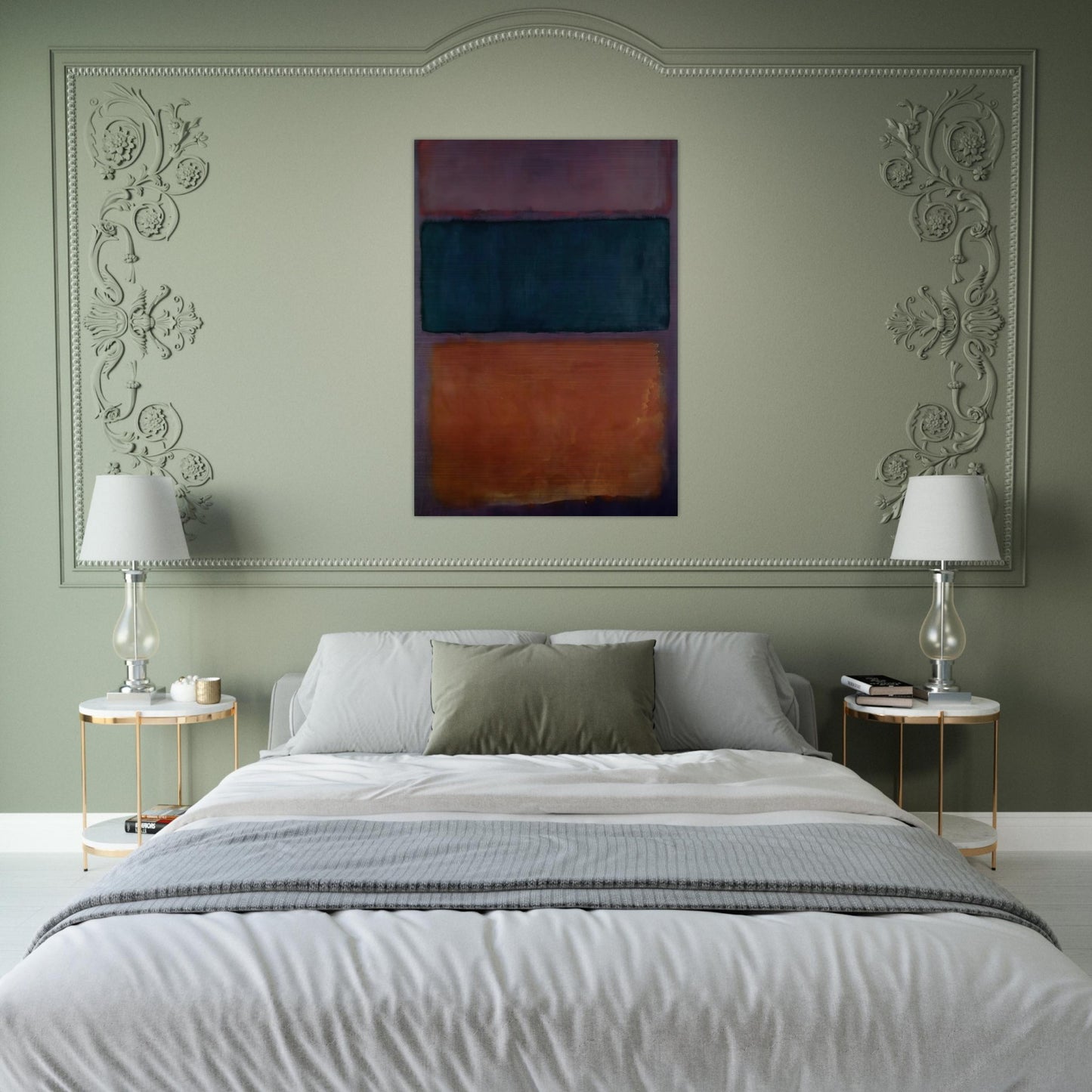 Untitled - 1963 - Mark Rothko Brushed Aluminum Print - 70x100 cm / 28x40 inches | Mark Rothko Aluminum Print | Mark Rothko Prints