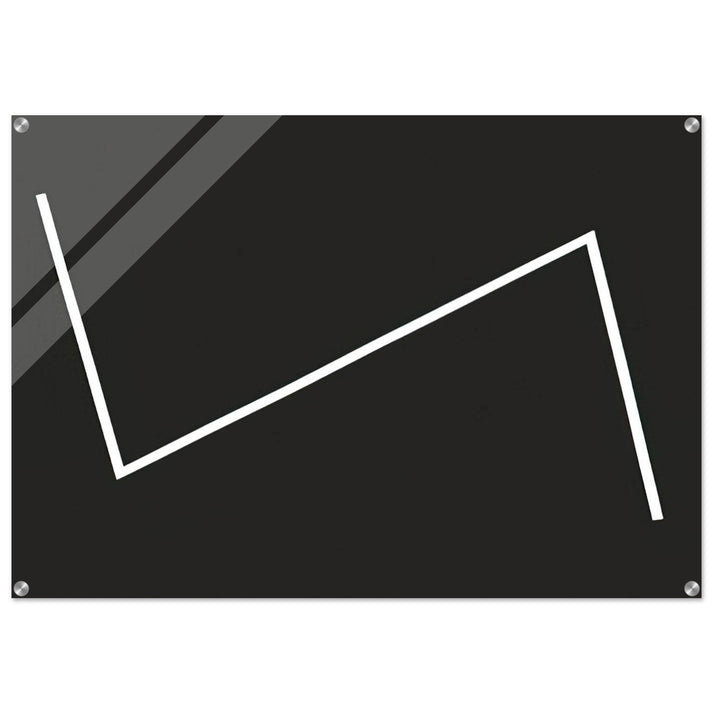 Yesterday - 1987 - Carmen Herrera Acrylic Print - 70x100 cm / 28x40″ inches | Carmen Herrera Wall Art | Carmen Herrera Prints