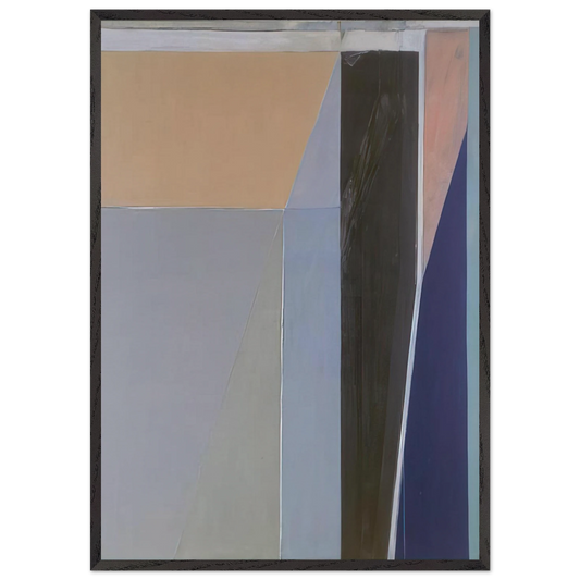 Ocean Park 28 - Richard Diebenkorn Framed Art Print – Black Wooden Frame - Default Title - -Framed Art Print