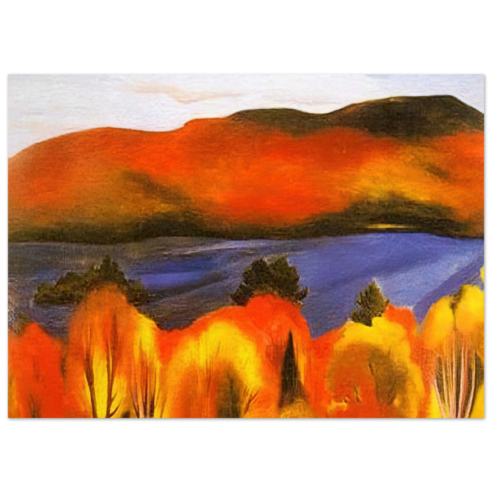 Georgia O'Keeffe - Lake George, Autumn Fine Art Poster