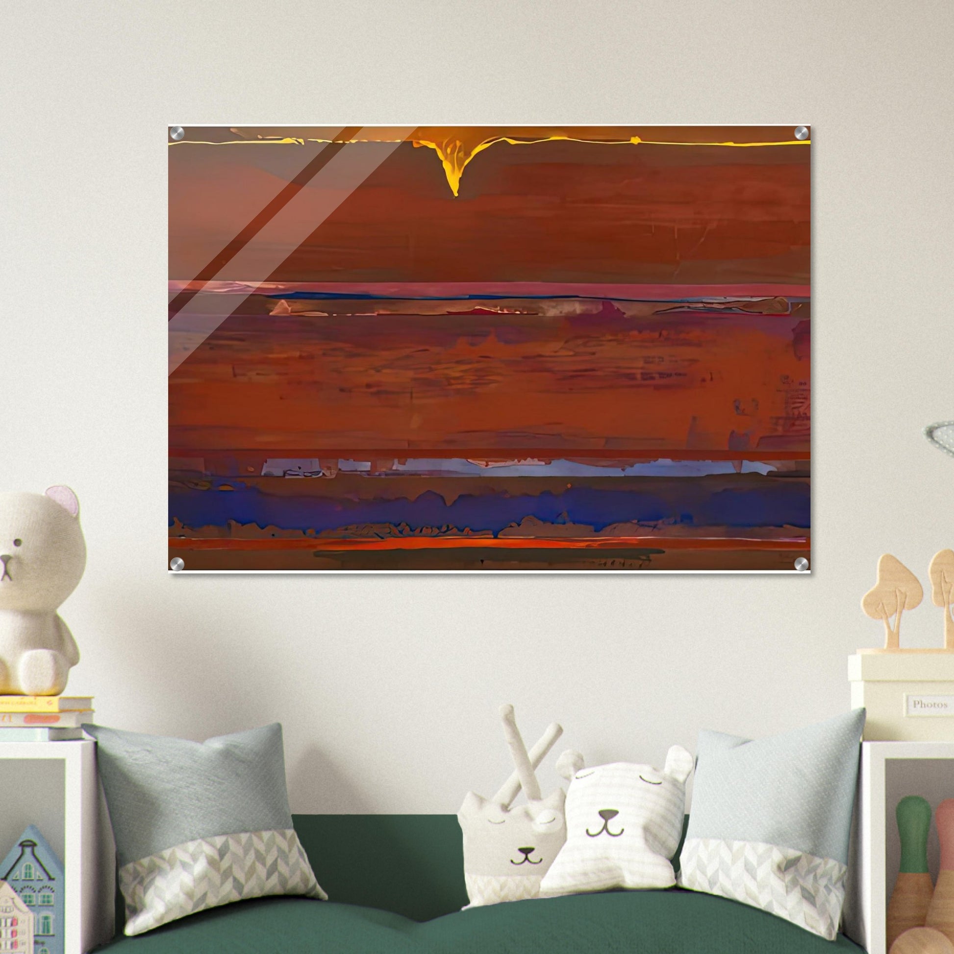 Desert Pulse, 1991- - Helen Frankenthaler Acrylic Print - 70x100 cm / 28x40″ inches | Helen Frankenthaler Wall Art | Helen Frankenthaler Prints