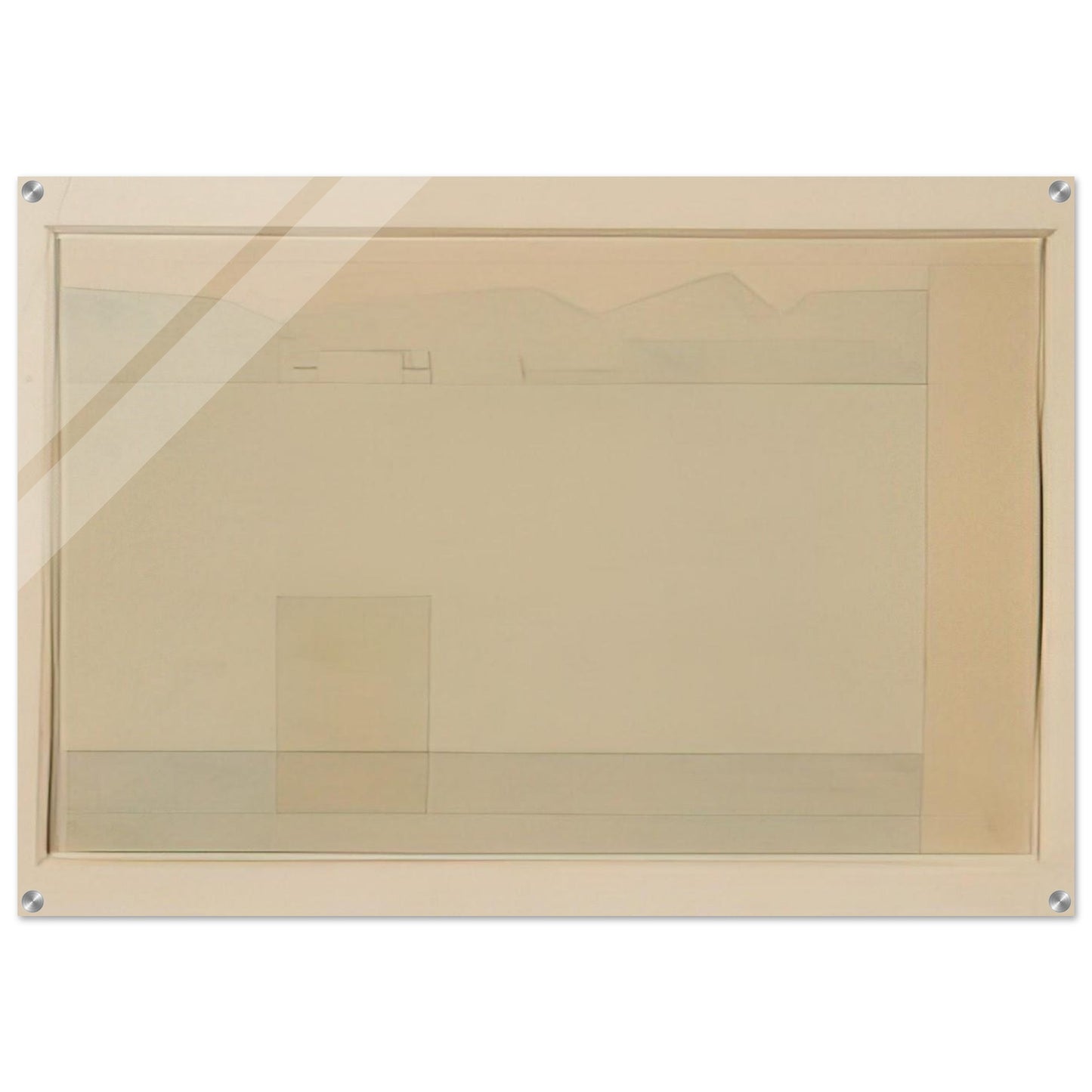 Lago d'Orta - 1956 - Antonio Calderara Acrylic Print - 70x100 cm / 28x40″ inches | Antonio Calderara Wall Art | Antonio Calderara Prints