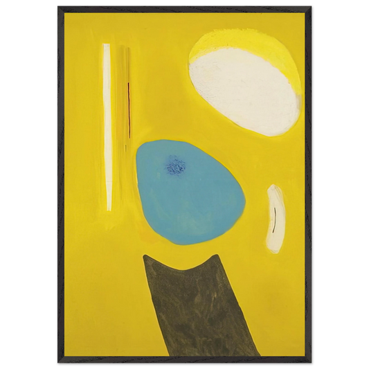 Three Rocks - 1949 - John Ferren Framed Art Print – Black Wooden Frame - Default Title - -Framed Art Print