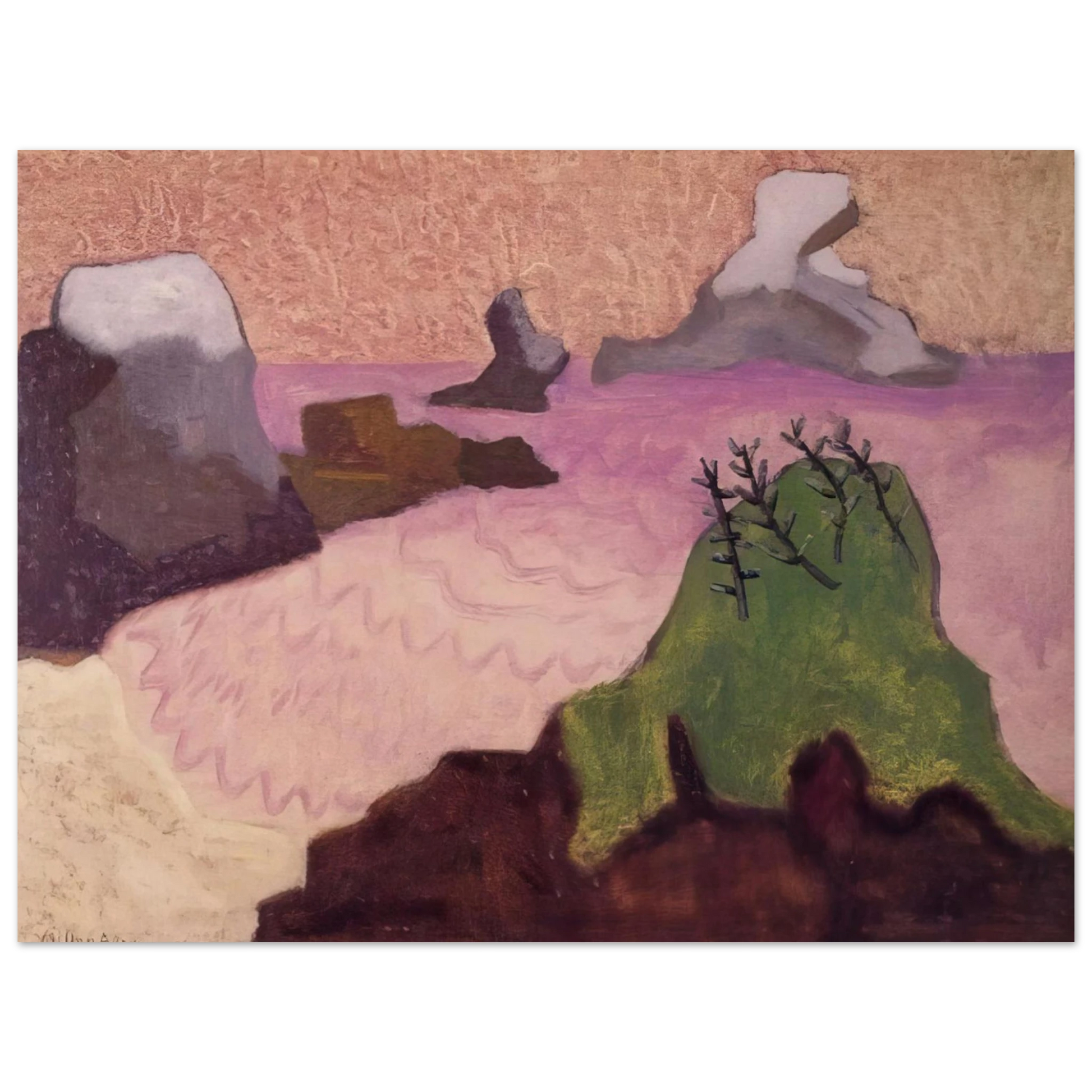 Milton Avery - Oregon Coast - 1947 Fine Art Poster - Default Title