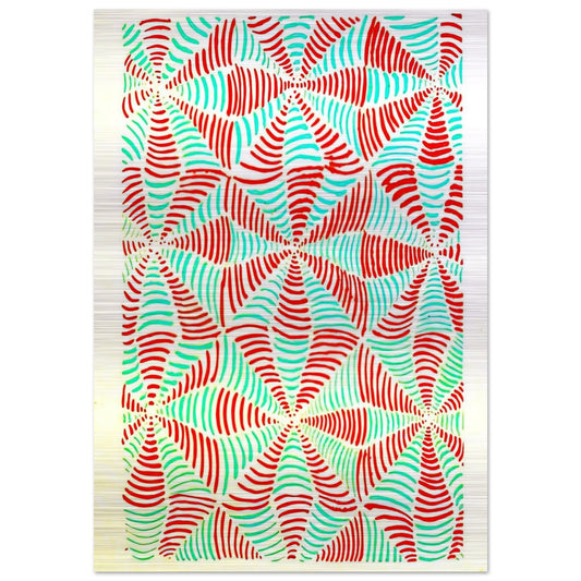 COMPOSITION 16 - Sonia Delaunay Brushed Aluminum Print - 70x100 cm / 28x40 inches | Sonia Delaunay Aluminum Print | Sonia Delaunay Prints