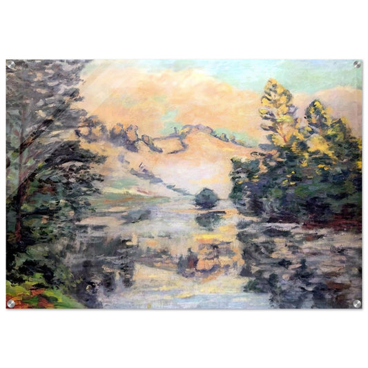 Landscape of Creuse - 1897 - Armand Guillaumin Acrylic Print - 70x100 cm / 28x40″ inches