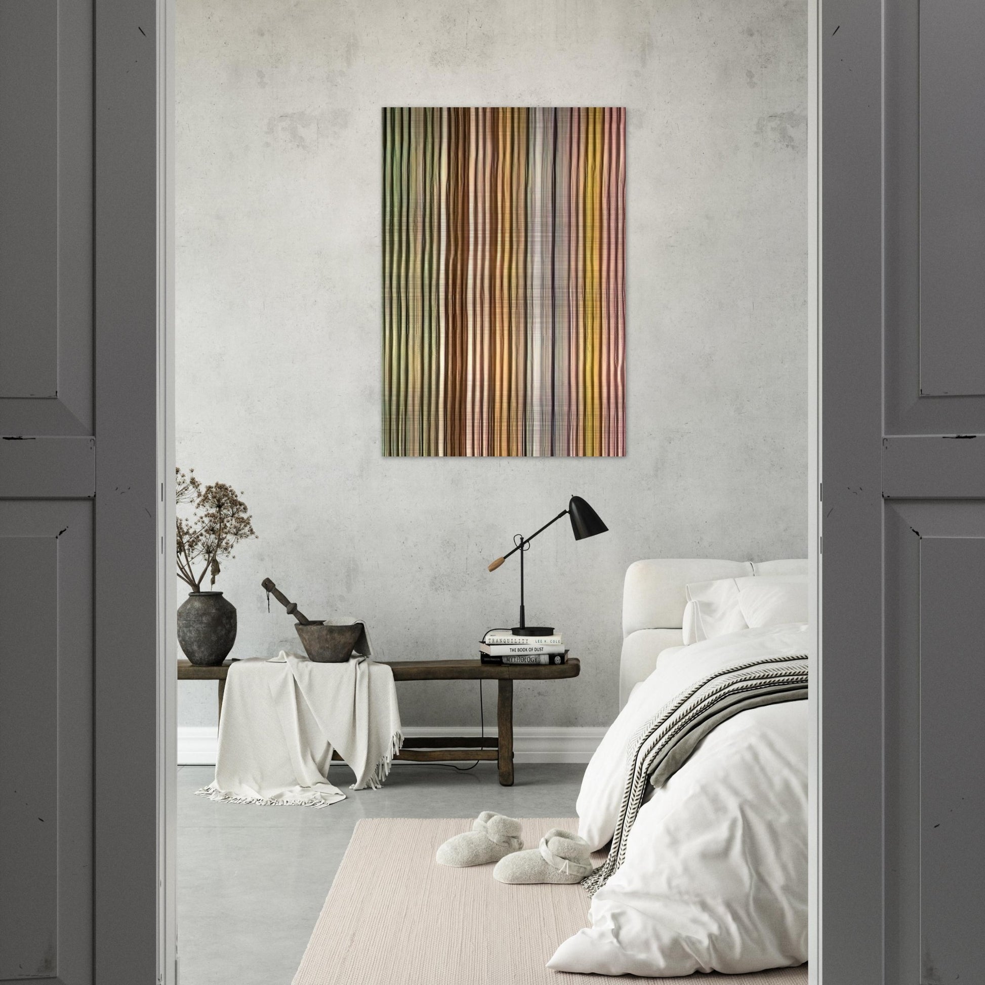 Long John - 1968 - Gene Davis Brushed Aluminum Print - 70x100 cm / 28x40 inches | Gene Davis Aluminum Print | Gene Davis Prints