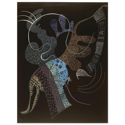 Wassily Kandinsky - WHITE LINE 1936 Fine Art Poster - Default Title