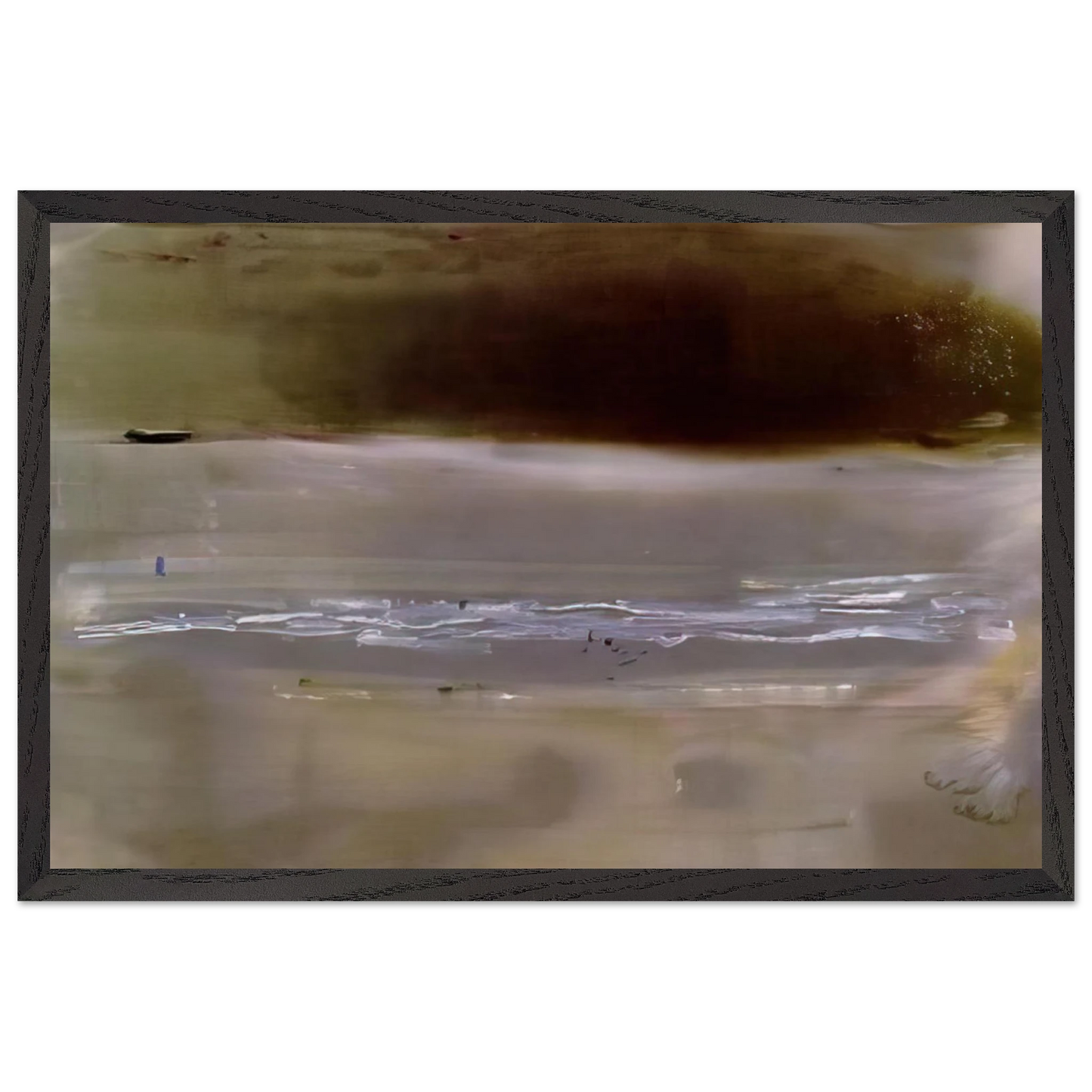 Helen Frankenthaler - Viewpoint II - 1979 Wall art - 27x35 cm / 11x14 inches - Premium Wooden Framed Poster With Fine Art Paper - White frame