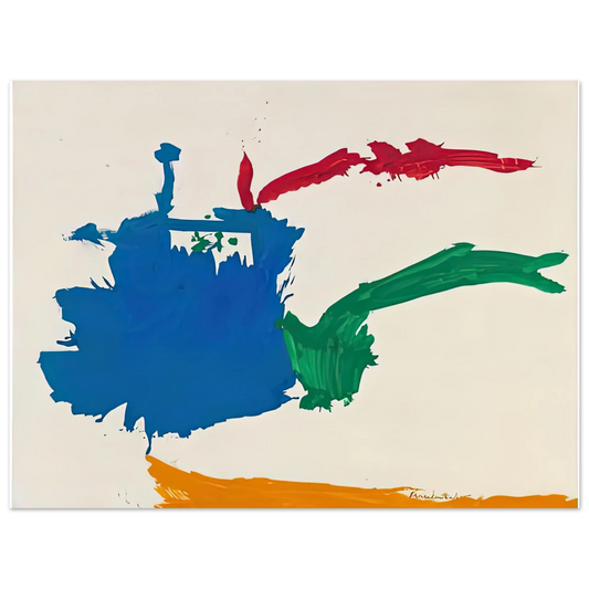 Helen Frankenthaler - Italian Beach, 1960- Wall Art - 21x29.7 cm / 8x12" - Fine Art Poster - -