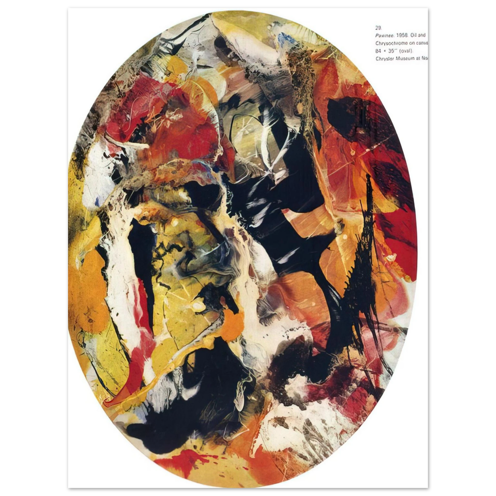 Paul Jenkins - Pawnee - 1958 Fine Art Poster - Default Title