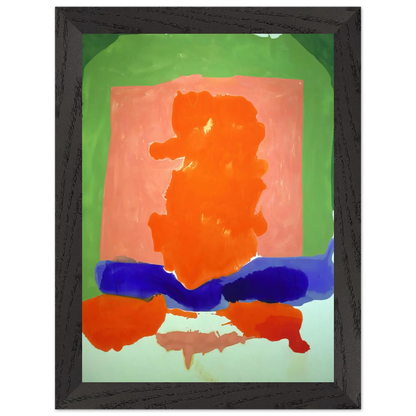 Helen Frankenthaler - Small s Paradise - 1964 Wall art - A2 (42 x 59.4  cm) - Premium Wooden Framed Poster With Fine Art Paper - White frame