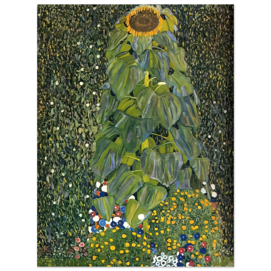 Gustav Klimt - THE SUNFLOWER 1907 Fine Art Poster - Default Title