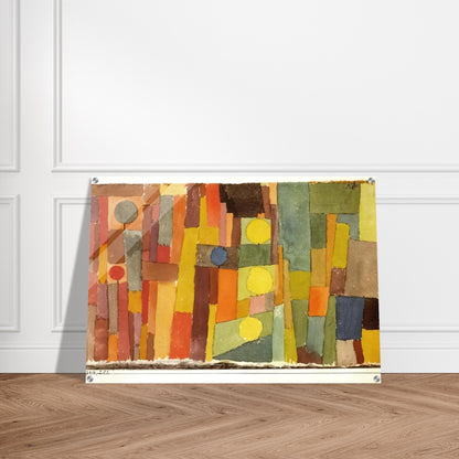 IN THE STYLE OF KAIROUAN 1914 - Paul Klee Acrylic Print - 70x100 cm / 28x40″ inches
