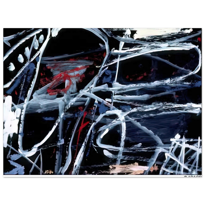 Jean Dubuffet - EPISODE  75x100 cm / 30x40inches Fine Art Poster