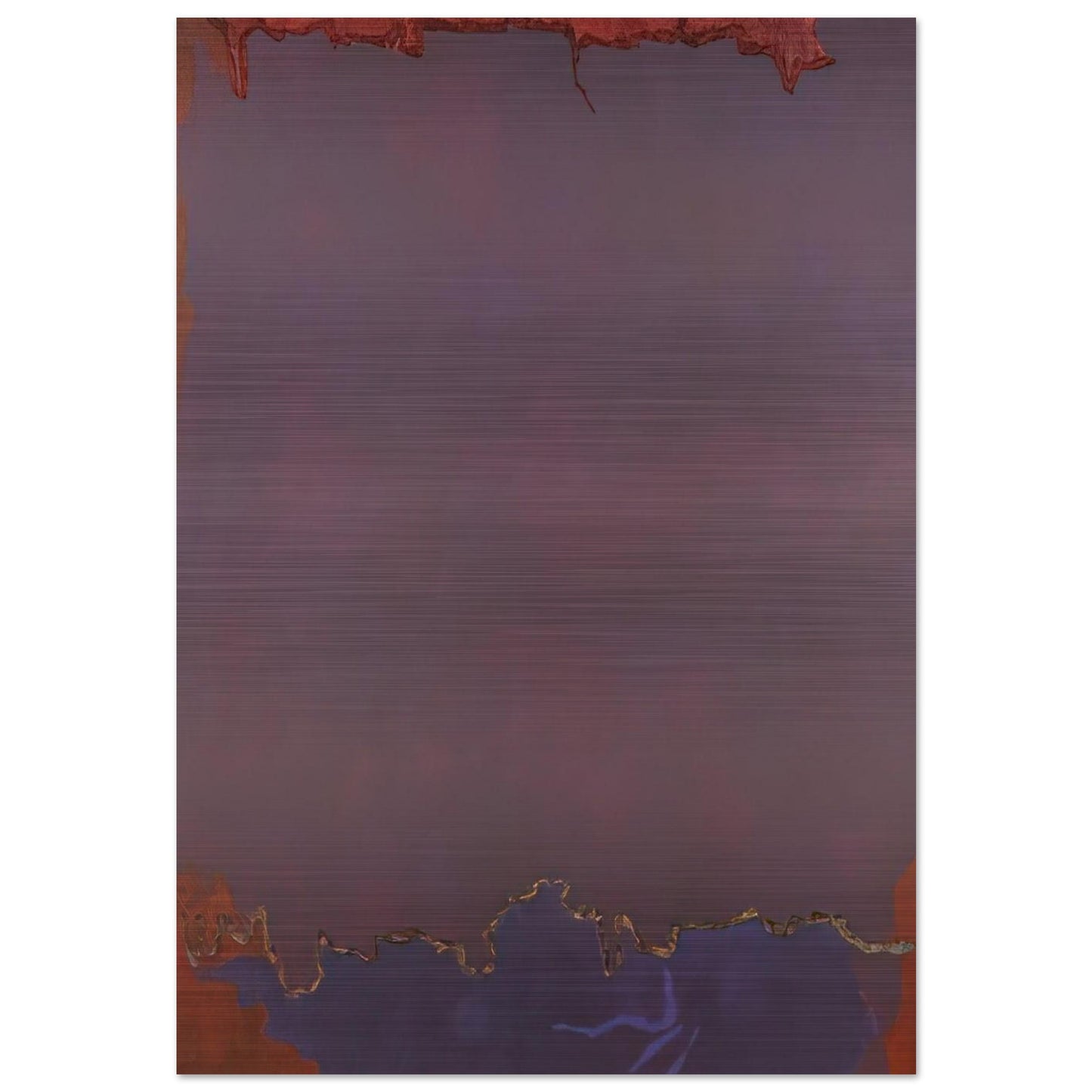 Infinity Field - 1973 - Theodoros Stamos Brushed Aluminum Print - 70x100 cm / 28x40 inches | Theodoros Stamos Aluminum Print | Theodoros Stamos Prints