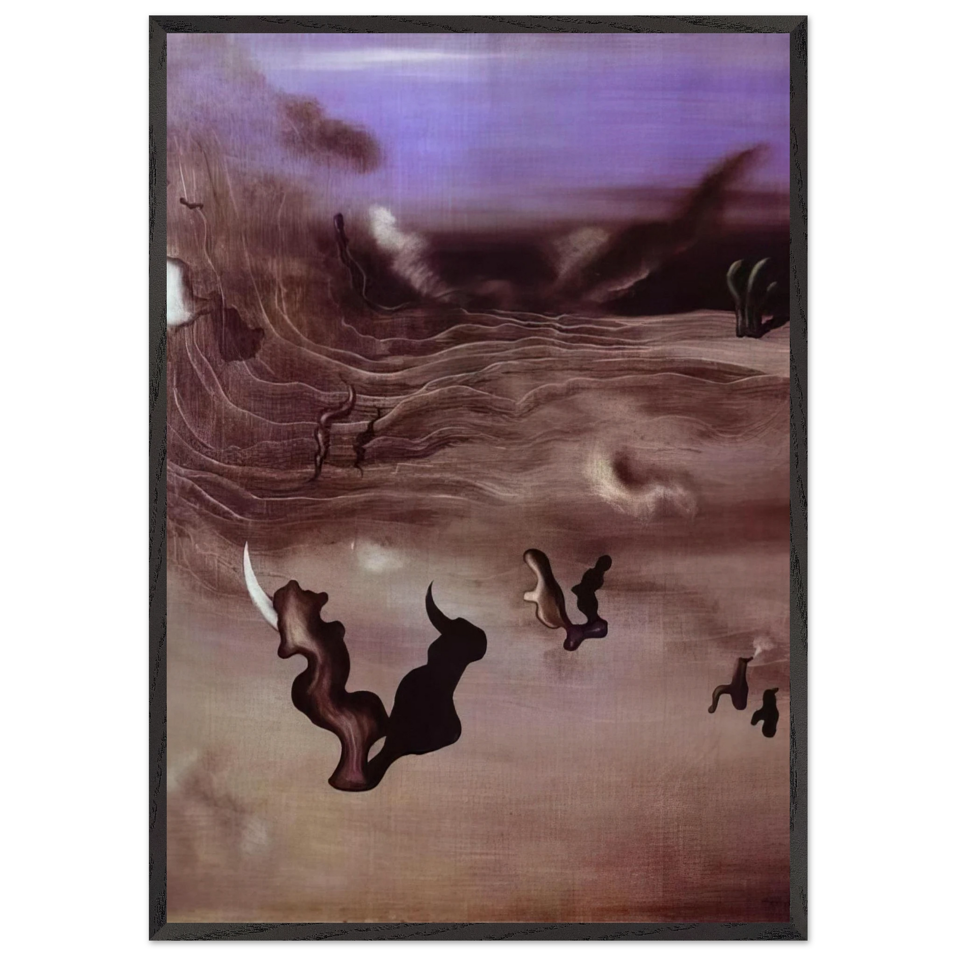 Wind - Yves Tanguy Framed Art Print – Black Wooden Frame - Default Title - -Framed Art Print