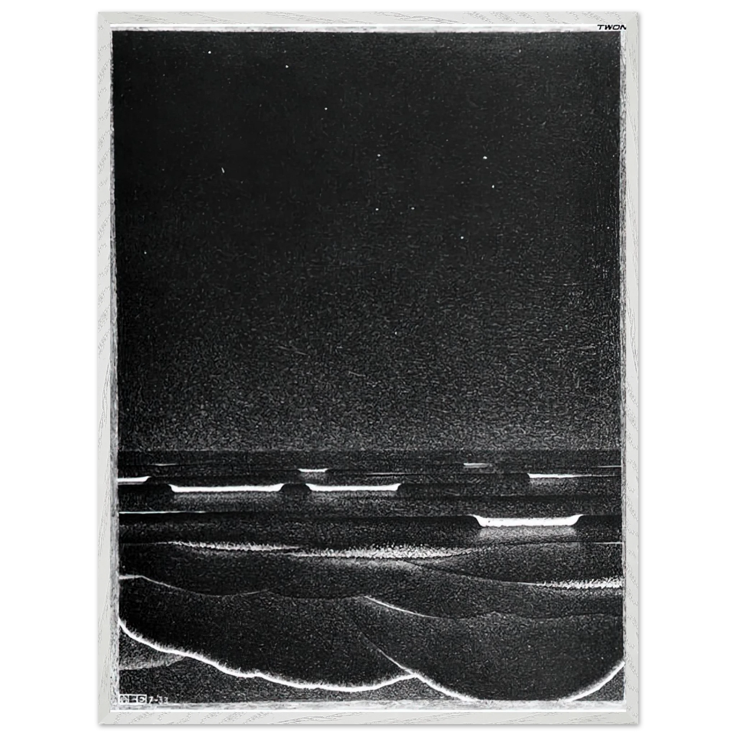 MC Escher - FLUORESCENT SEA Wall Art - 60x80 cm / 24x32 inches - Fine Art Poster - -