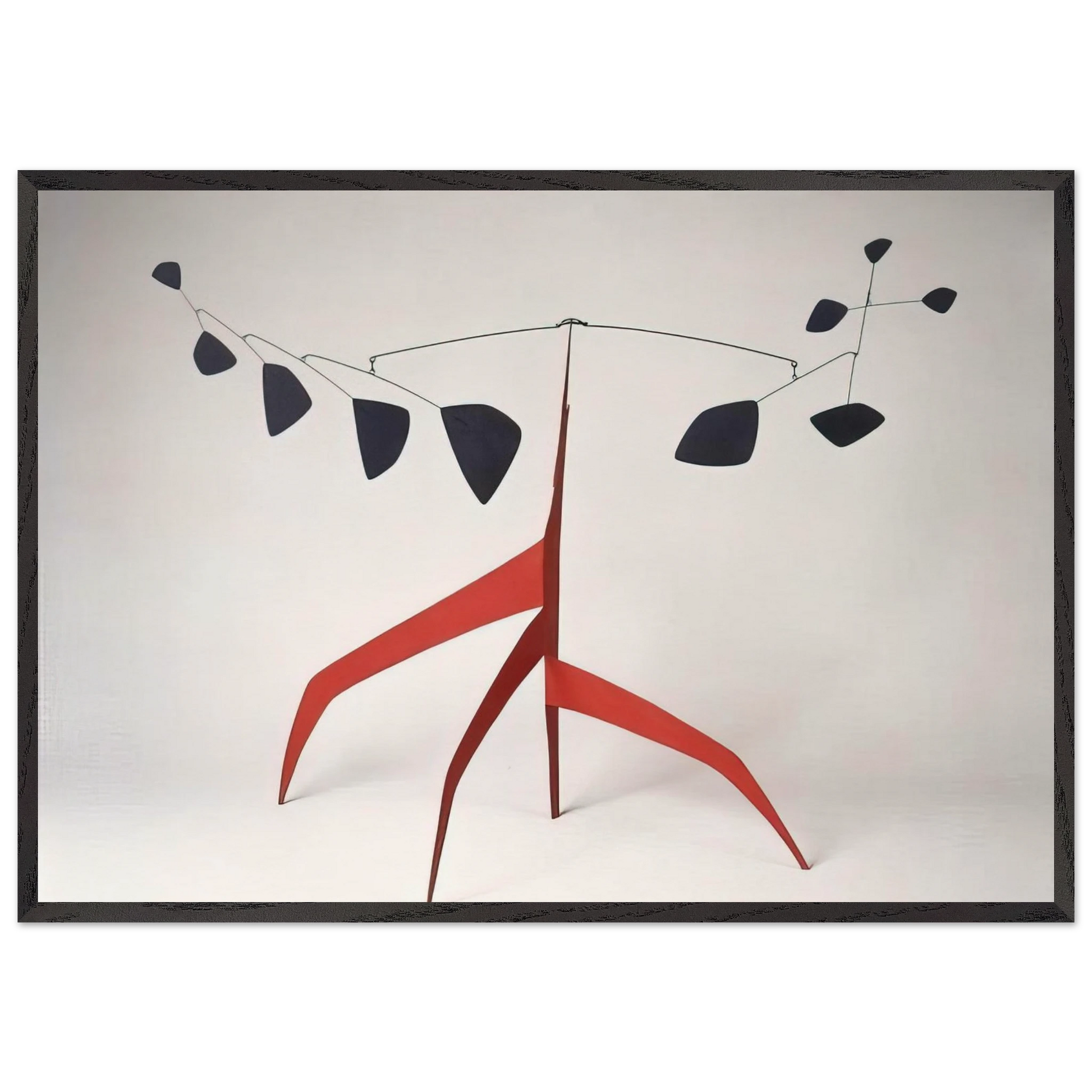 SOUTHERN CROSS MAQUETTE 1963 - Alexander Calder Framed Art Print – Black Wooden Frame - Default Title - -Framed Art Print