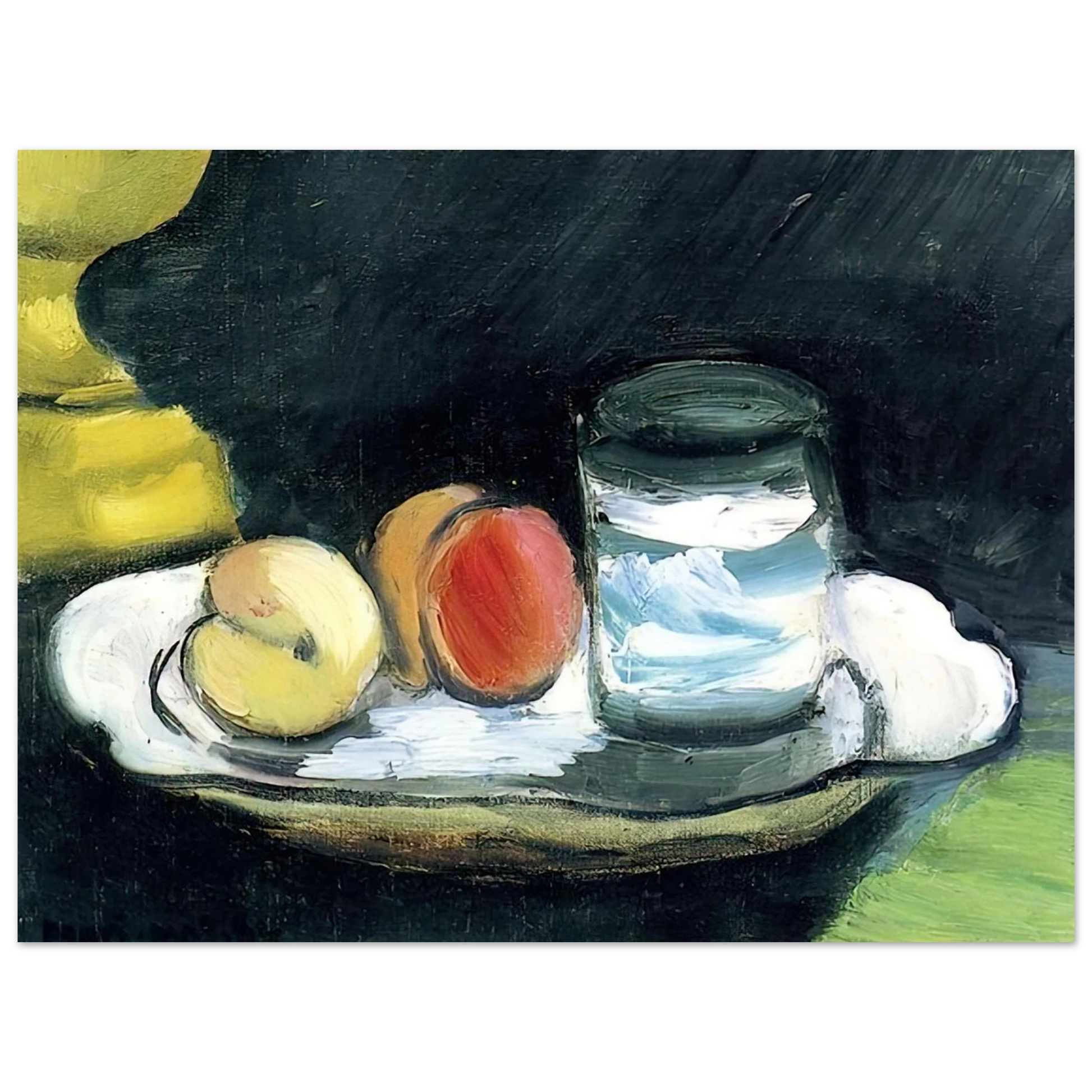 Henri Matisse - STILL LIFE PEACHES AND GLASS 1916 Fine Art Poster - Default Title