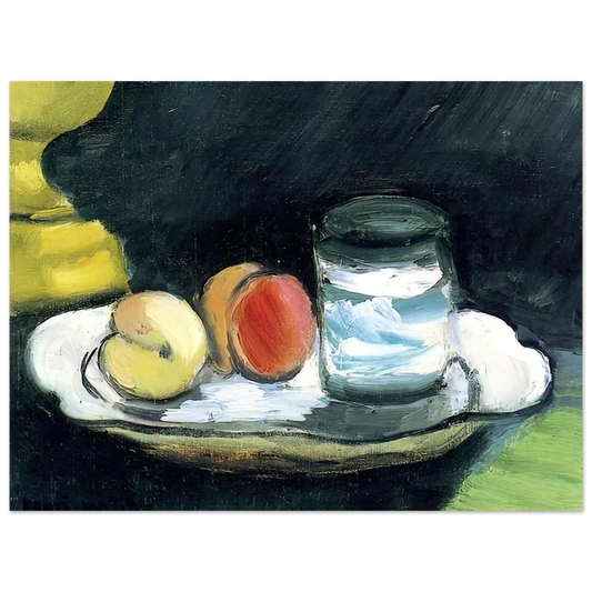Henri Matisse - STILL LIFE PEACHES AND GLASS 1916 Fine Art Poster - Default Title
