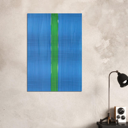 Composition bleue et verte - 1988 - Gunther Forg Brushed Aluminum Print - 70x100 cm / 28x40 inches | Gunther Forg Aluminum Print | Gunther Forg Prints