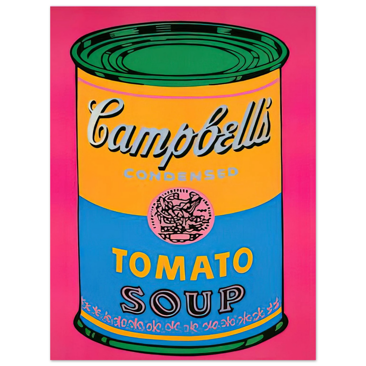 Andy Warhol - Campbell's Soup Can  Fine Art Poster - 13x18 cm / 5x7 inches