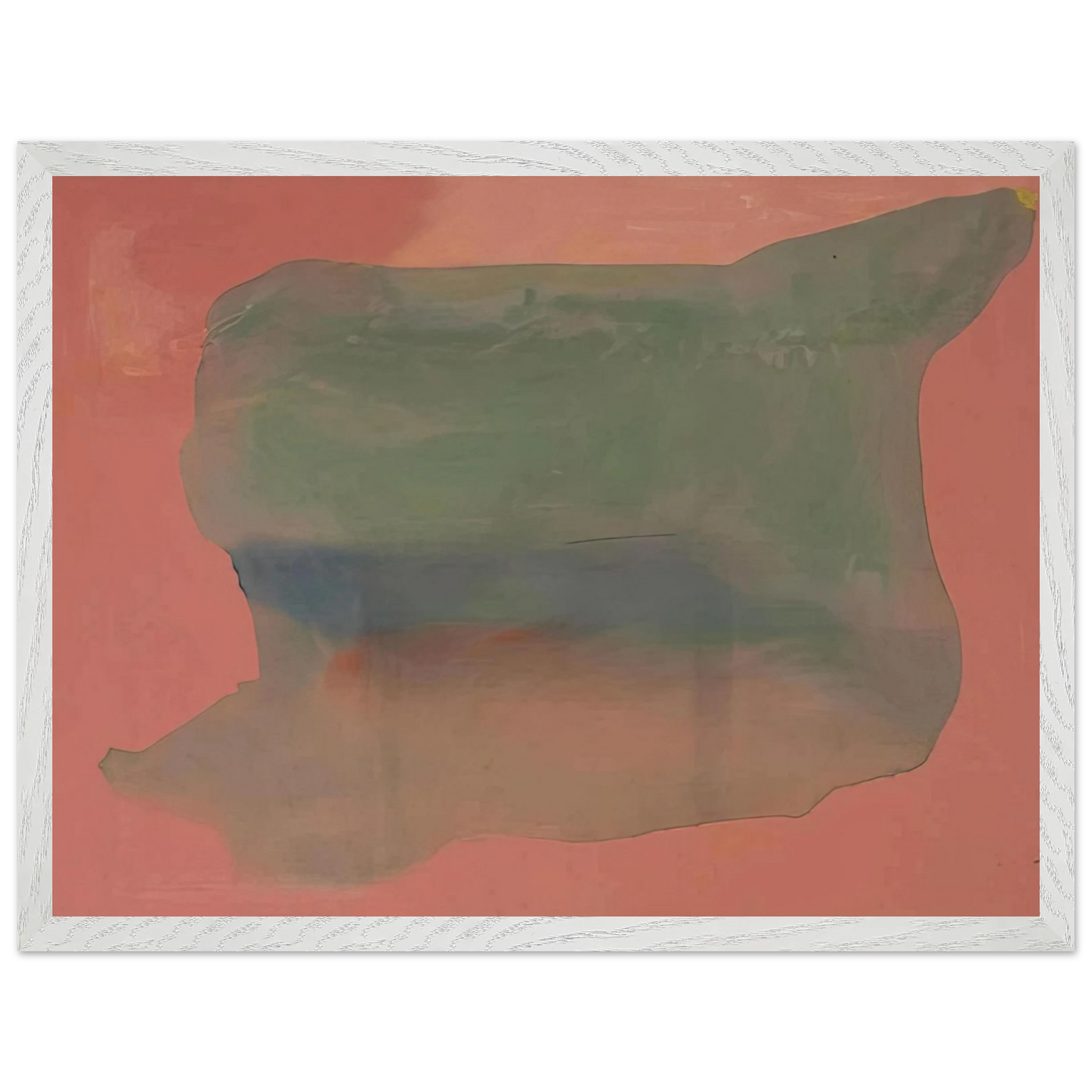 Helen Frankenthaler - Yearning - 1973 Wall art - A2 (42 x 59.4  cm) - Premium Wooden Framed Poster With Fine Art Paper - Wood frame