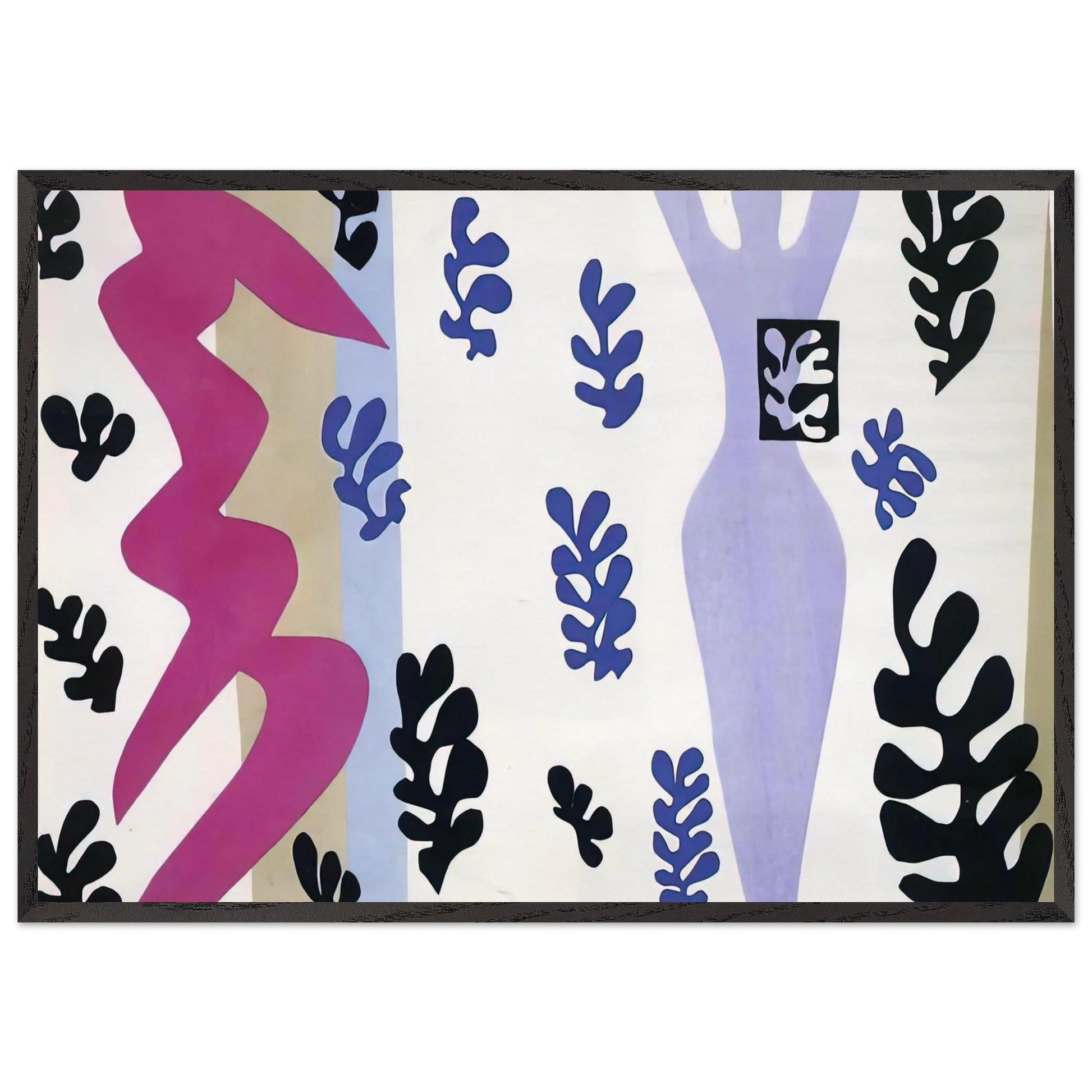 THE KNIFE THROWER 1947 - Henri Matisse Framed Art Print – Black Wooden Frame - Default Title - -Framed Art Print