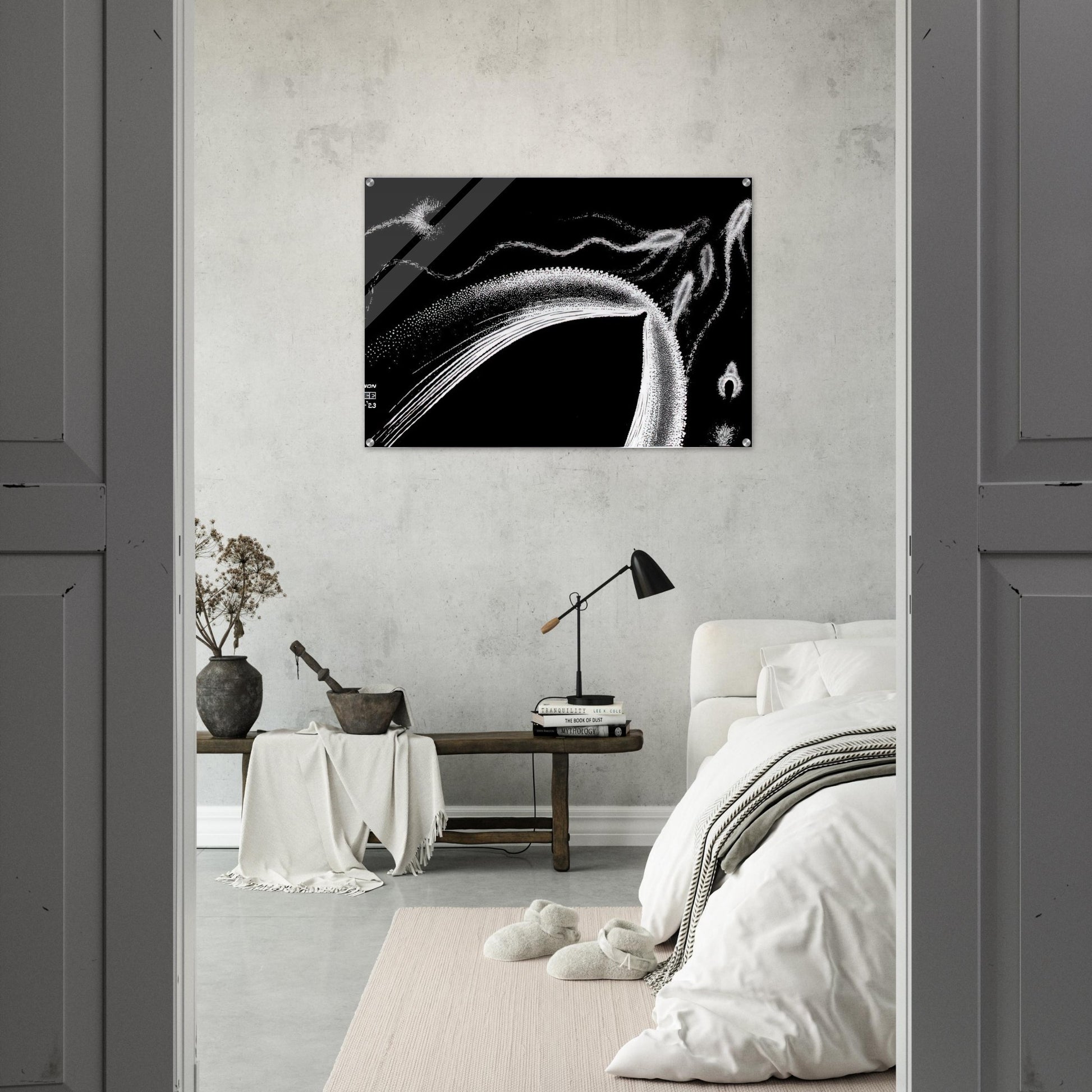 DOLPHINS - MC Escher Acrylic Print - 70x100 cm / 28x40″ inches | MC Escher Wall Art | MC Escher Prints