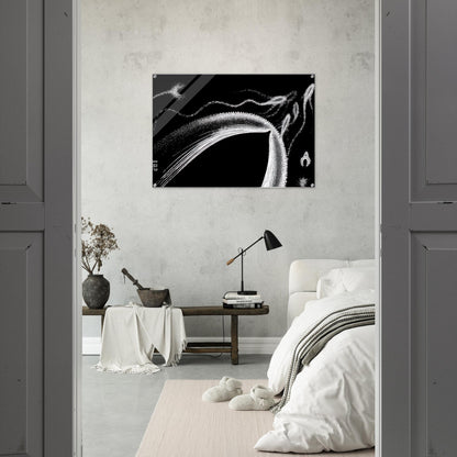 DOLPHINS - MC Escher Acrylic Print - 70x100 cm / 28x40″ inches | MC Escher Wall Art | MC Escher Prints