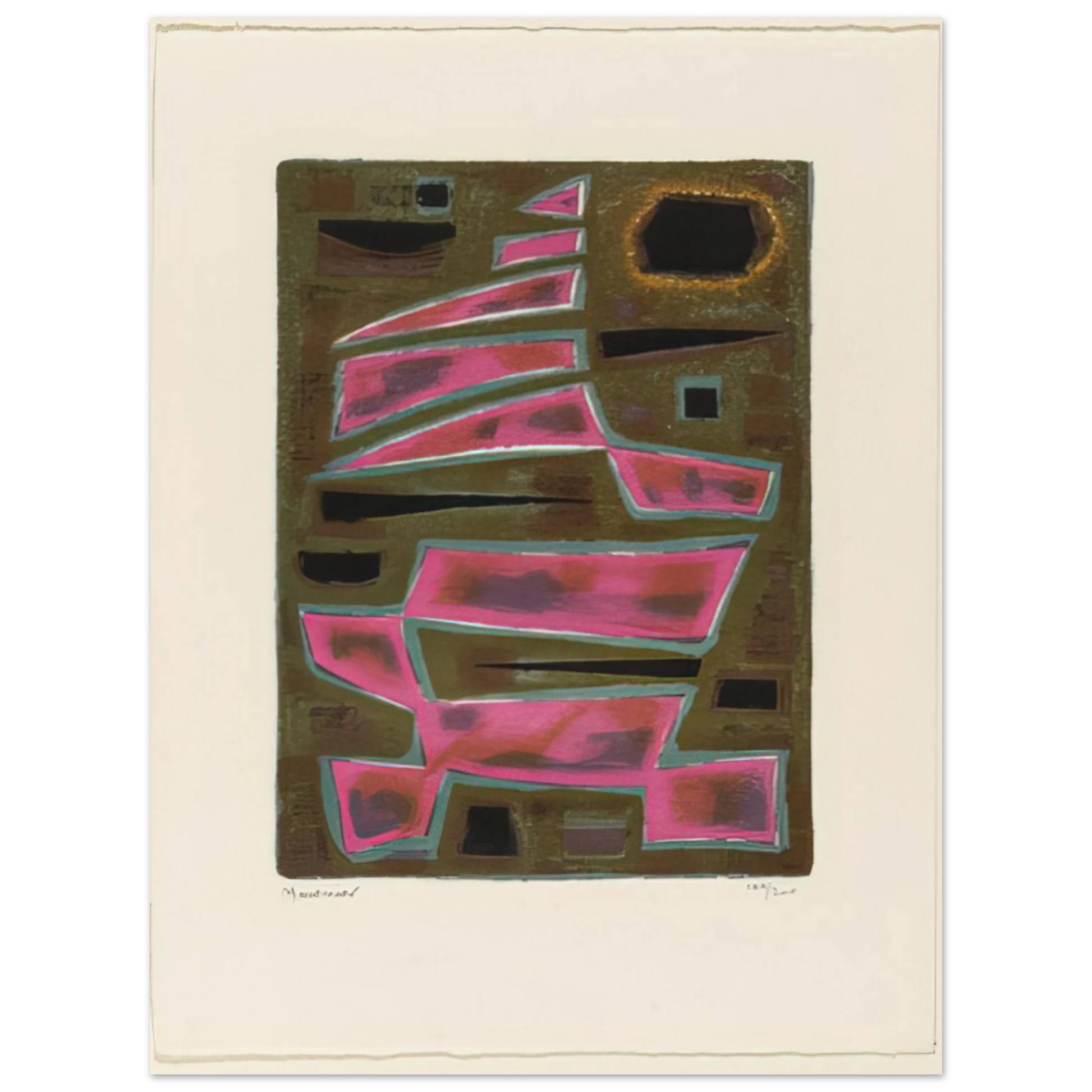 Alfred Manessier - Twilight - 1950 Fine Art Poster - Default Title
