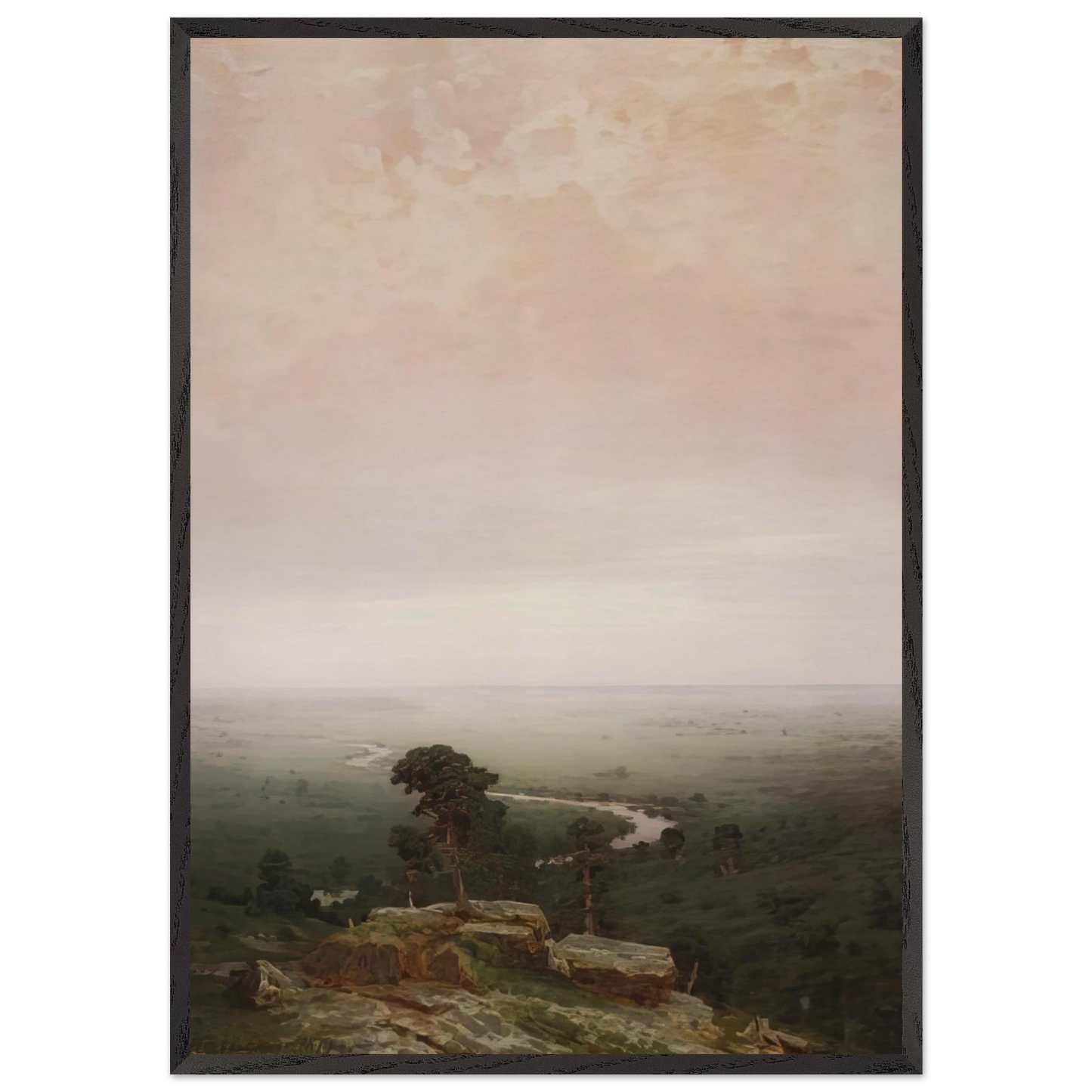 The North - Arkhyp Kuindzhi Framed Art Print – Black Wooden Frame - Default Title - -Framed Art Print