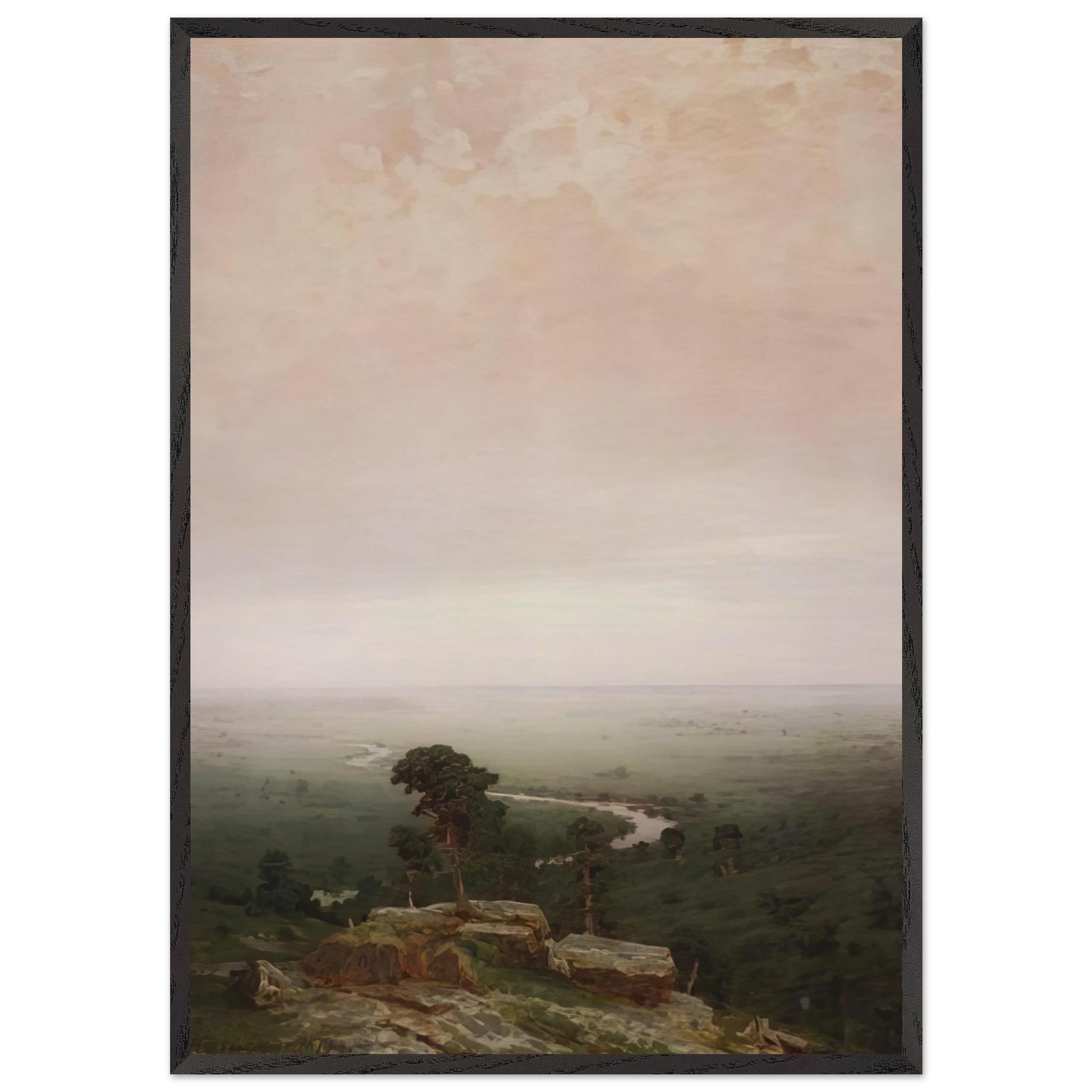 The North - Arkhyp Kuindzhi Framed Art Print – Black Wooden Frame - Default Title - -Framed Art Print