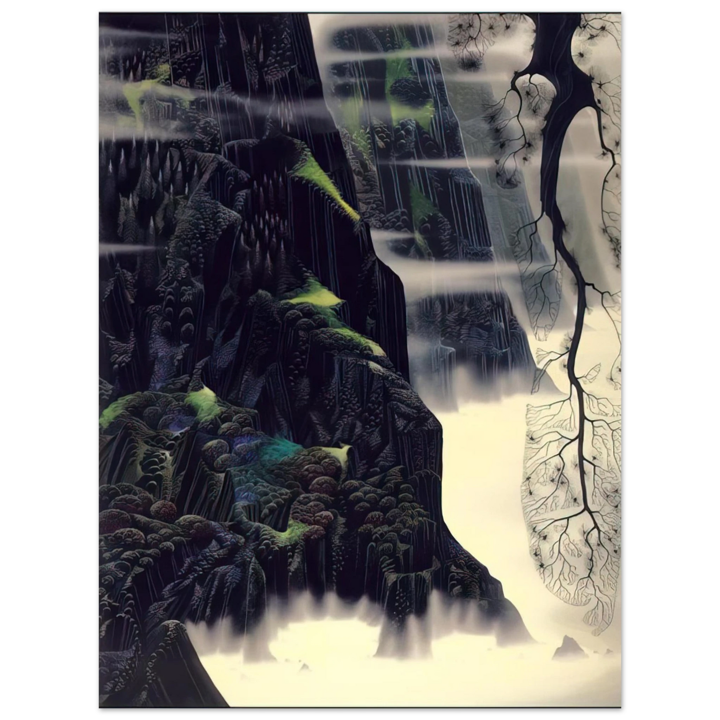Eyvind Earle - Gray Dawn Fine Art Poster - Default Title