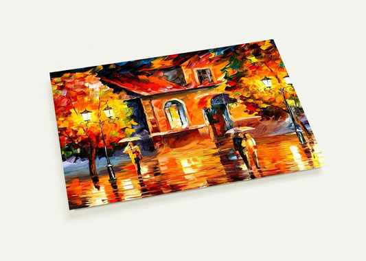 Leonid Afremov By Leonid Afremov Pack of 10 Post Cards | Leonid Afremov Post Cards | A6 (10.5 x 14.8 cm) - 4.1 x 5.8 inches