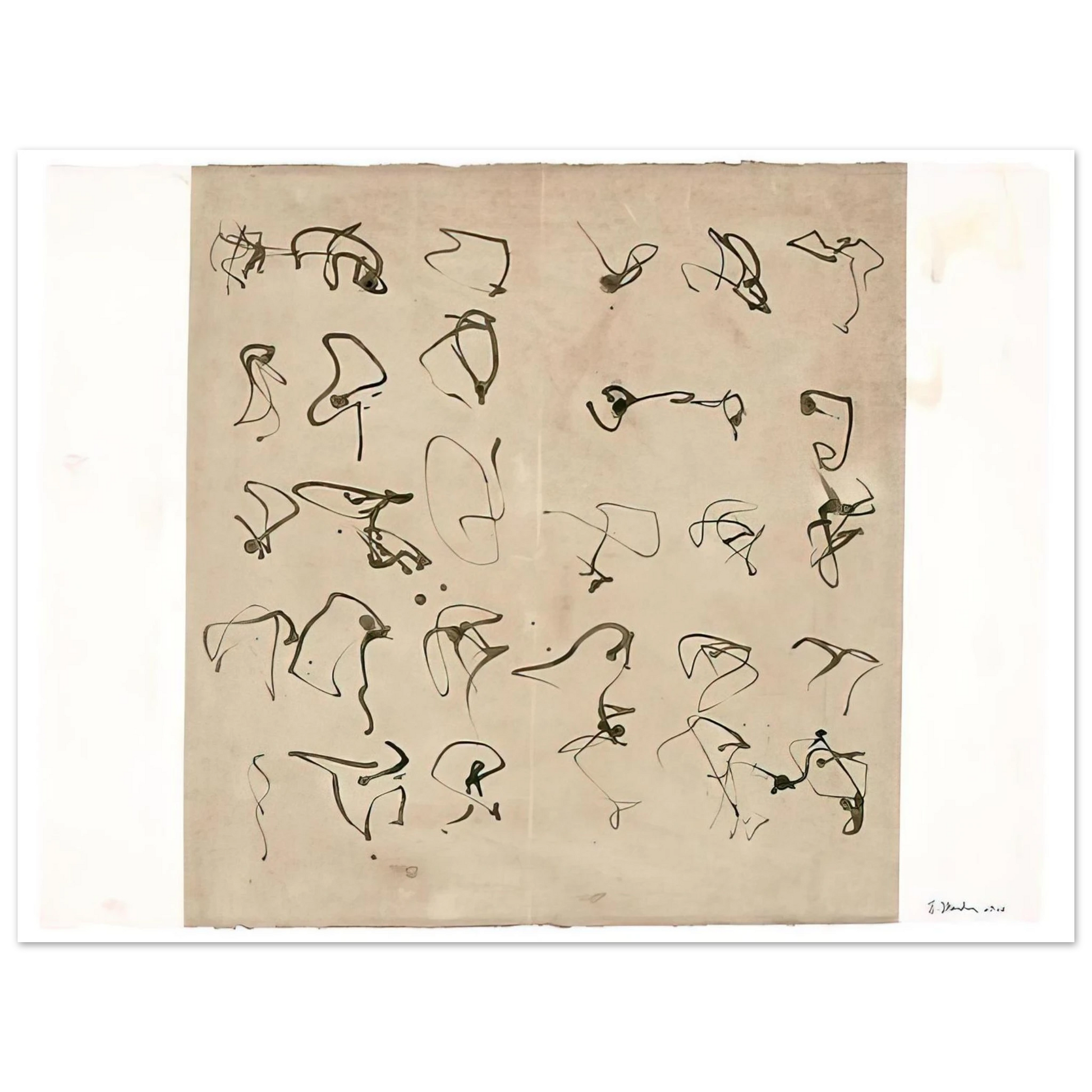 Brice Marden - Forgery - 2008 Fine Art Poster - Default Title