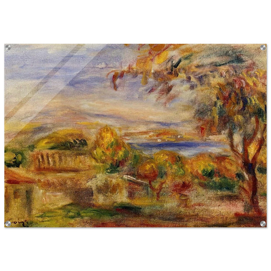 Landscape by the Sea - Pierre-Auguste Renoir Acrylic Print - 70x100 cm / 28x40″ inches | Pierre-Auguste Renoir Wall Art | Pierre-Auguste Renoir Prints